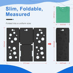 BoxLegend V5 Shirt Folder Board T-Shirt Folding Helper Laundry Liners Sorter for Clothing Durable Plastic, Black