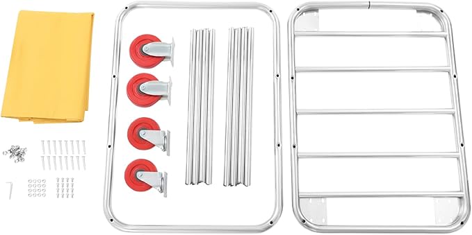 Commercial Laundry Cart with Wheels, Large Heavy Duty Laundry Sorter with Oxford Bag, Laundry Cart for Home Hotel, 260LBS Load (Yellow)