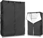 Waterproof Shelf Cover,Outdoor 600D Heavy Duty Dustproof Storage Shelves Cover 30''W x 14''D x 63''H,Shelf Covers for Wire Shelving with Zippers,Storage Rack Covers,Black