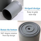 Kyraton Cooking Utensils Holder 2pcs, 360° Rotating Heavy Duty Plastic Kitchen Utensil Holder for Countertop, The Small Utensil Crock for Cutlery Silverware, Tooth Brush, Desk Pencil Pen