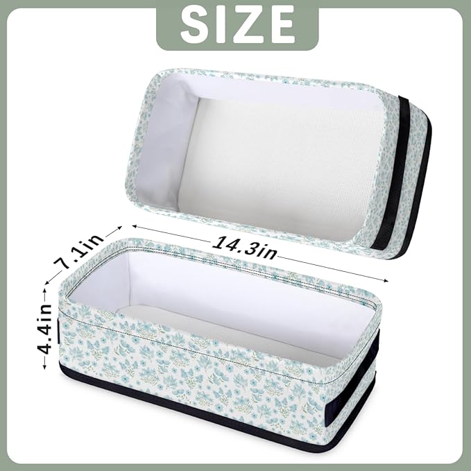 Small Bathroom Baskets for Toilet, Foldable Toilet Paper Tank Basket Organizer for Towels Storage Decorative Open Storage Bins for Home, Closet, Containers, Cabinet (Floral Print)