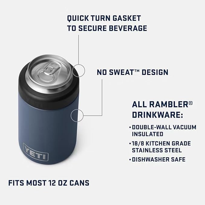 YETI Rambler 12 oz. Colster Can Insulator for Standard Size Cans, Venom