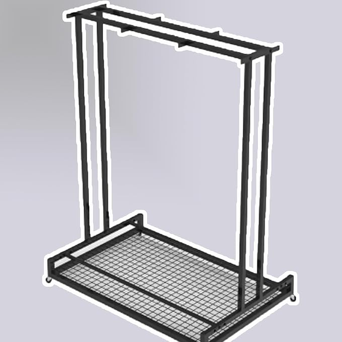 1 2 3 4 5 6 8 9 10 Pair Ski Storage Rack for Organize, Indoor Ski Board Stand for Garage/Basement/Shed, Floor Standing Longboard Carrier Wheels(Holds 6 pcs (3 Pair))