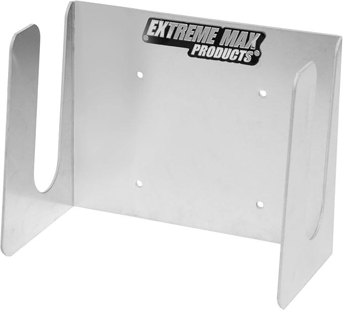 Extreme Max 5001.6678 Wall-Mount Aluminum Dirt Bike Stand Holder for Race Trailer, Garage, Shop, Enclosed Trailer, Toy Hauler - Silver