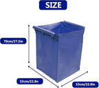Buhelyc Thickened Oxford Cloth Storage Bag Replacement Liner Bag for Laundry Cart Removable Storage Bag for Commercial/Home(Color:Blue)