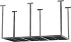Ceiling Shelf, Ceiling Mounted Storage Racks, Overhead Garage Storage Rack, 3x6ft Garage Ceiling Storage Racks, Heavy Duty Adjustable Racks for Garage Storage, Garage Storage Organization Systerm