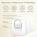 Bilillo 20 Pack D-Shaped Plate Hangers for Wall Display, Invisible Decorative Plate Hooks for Plates, Platters & Wall Décor