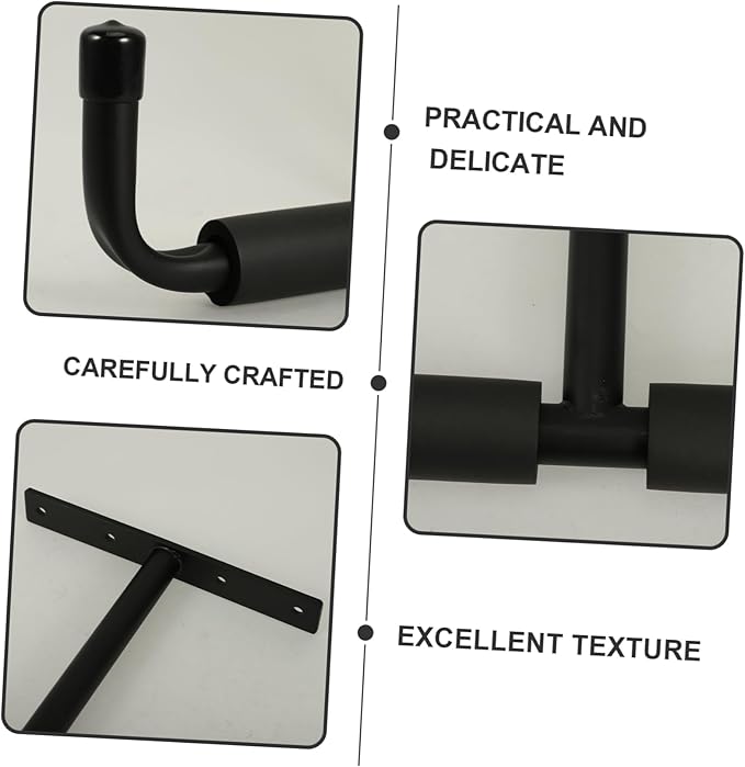 Garage Ceiling Storage Rack T-shaped Ceiling Hanging Rack Double Sided Hooks for Fishing Rods Bicycles Tools