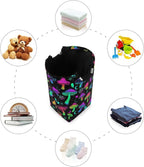 Mushroom Laundry Basket for College Dorm,50L Collapsible Portable Laundry Hamper Storage Basket for Toys Clothes Organizer