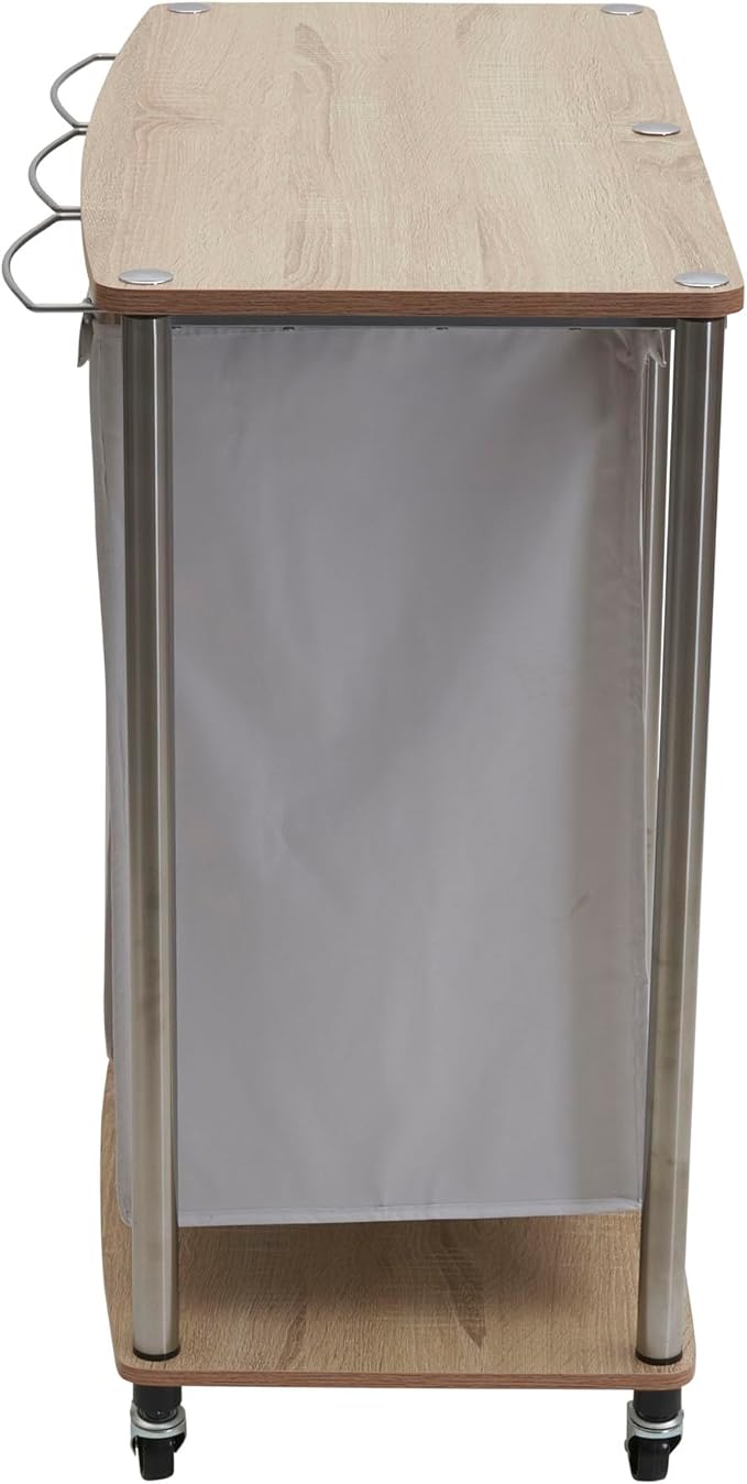 Household Essentials 3-Bag Laundry Sorter, Washable Linen Laundry Bags, 3-Load Capacity, Versatile, Light Ash