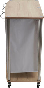 Household Essentials 3-Bag Laundry Sorter, Washable Linen Laundry Bags, 3-Load Capacity, Versatile, Light Ash