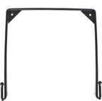 Milltown Merchants Metal Display Stand - Wall Mounted Decorative Plate Holder - Versatile Hanger Stand - Black (4 Pack, X-Large)
