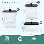 4 Pack Laundry Pod Containers and Dryer Sheet Holder Acrylic Jars with Bamboo Lids and Labels Laundry Room Organization Containers for Scent Booster Powder Detergent Pods Storage