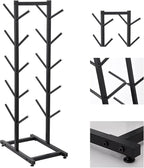 Generic Skateboard Rack, Five-Layer Double-Sided Metal Skateboard Rack Wall Mount, Skateboard Storage Rack for Scooter/Skateboards/Skis Skateboard Display Rack Stand for Garage & Shop, Black