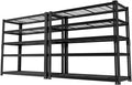 Storage Shelves Heavy Duty, 3 PCS 36"L x 16"W x 72"H Garage Wire Shelving Unit Loads 2400LBS, 5-tier Adjustable Metal Industrial Utility Shelf Rack for Kitchen, Laundry, Pantry, Warehouse, Basement
