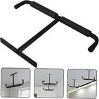 Garage Ceiling Storage Rack T-shaped Ceiling Hanging Rack Double Sided Hooks for Fishing Rods Bicycles Tools