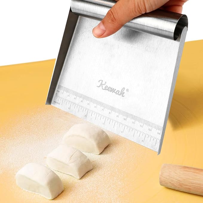 Keewah Food Scoop, 5.9 x 5.7 inch, Stainless Steel