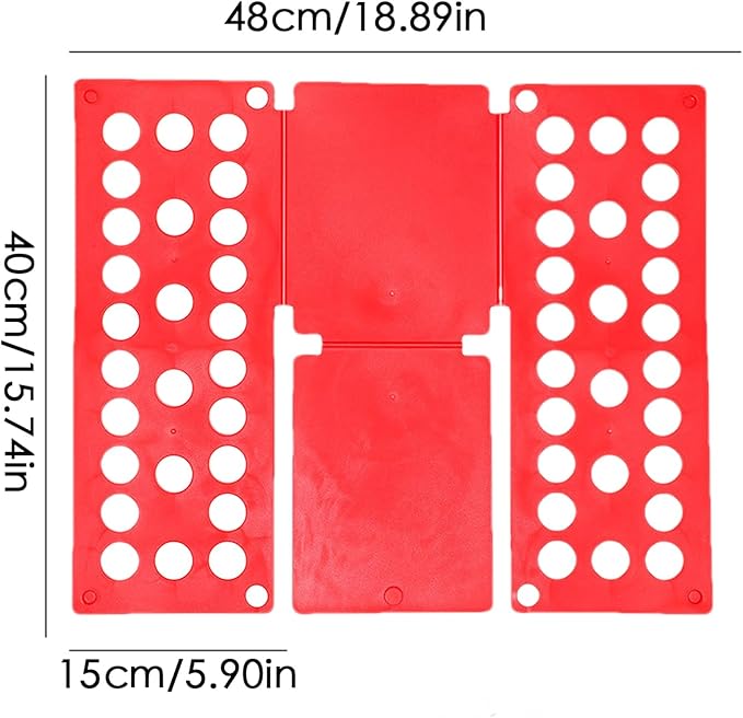 T Shirt Folder Clothes Folding Board, CollapsiblePlastic Laundry Aid, Adjustable SpeedFlip Organizer, Household Liner SorterOrganiser, for Clothing Easy Fast Home Travel Dorm Organization