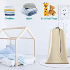 Heavy Duty Laundry Bag 2 Pack XL Nylon Laundry Bags with Straps, Washable Large Dirty Clothes Organizer with Drawstring Closure, Travel Washing Bag Fit a Laundry Hamper or Basket