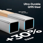 Quictent Heavy Duty 10x16 FT Vertical Roof Metal Carport, Pre-Drilled All Weather Storage Car Shelter for Tractor, Vehicles & Farm Equipment