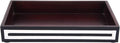 Handicrafts Home Black & White Bathroon Tray, Resin Inlay, Concentric Decorative Vanity Tray for Perfume & Cosmetics, Guest Towel Holder, Serving Tray for Bathroom & Kitchen Counter Organizer- 10x6