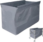 Replacement Liner Bag For Laundry Cart - Removable Liner Bag For Rolling Laundry Basket, Oxford Cloth Storage Bags, Trolley Cloth Bag, Hotel Room Work Trolley Replacement Bag(Gray,77x43x60cm/30x17x24i