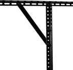2x8FT Overhead Garage Storage Rack,Adjustable Storage Organization System,Heavy Duty Metal Garage Ceiling Storage Racks,450lbs Weight Capacity,Black Color