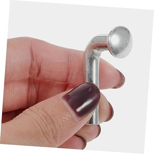 Heavy Duty J Bolt Safety Pin 6mm Universal Pallet Rack Drop Pin for Warehouse Shelving Pack of 50 Galvanized Steel 90-Degree Bend