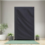 Waterproof Shelf Cover Heavy Duty Shelving Dust Covers Shelves Covering, with Two-Way Zipper 36X18X72 (No Shelves,Black Cover only)