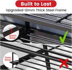 4 Layers Power Tool Organizer Wall Mount with Power Strip, Heavy Duty Metal Tool Shelf, 400lbs Capacity for Cordless Drills, Batteries & Garage Storage (4 Slots with 2 Outlets Power Strip)