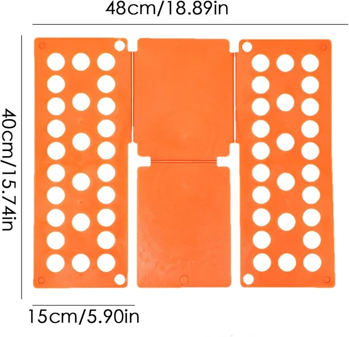 T Shirt Folder Clothes Folding Board, CollapsiblePlastic Laundry Aid, Adjustable SpeedFlip Organizer, Household Liner SorterOrganiser, for Clothing Easy Fast Home Travel Dorm Organization