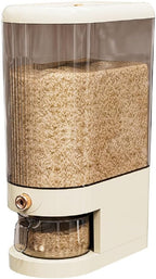 22LBS Rice Dispenser, Large Grain Container Storage with Lid Measuring Cylinder Household Cereal Dispenser Bucket for Kitchen Soybean Corn (22lb)