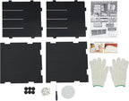 12 Compartments Paper Organizer for Desk, Desk Literature Organizer, Student Mailbox for Classroom, Desktop Bill Paper Storager File Sorter for Home Office Classroom(Black)