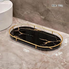 Gold Storage Rack, Bathroom Table Shelf, Perfume Tray, Beautiful Appearance, Super Capacity, Complete Your Daily Storage (QS-20-1) (QS-20-1)