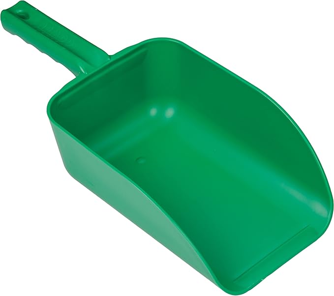 Remco 6500X Color-Coded Plastic Hand Scoop - BPA-Free, Food-Safe Scooper, Commercial Grade Utensils, Restaurant, and Food Service Supplies, Extra Large 82 Ounce Size, Green