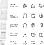 Mesh Bra Bags for Laundry(9 Pack) by MDSXO, White Lingerie Bags for Washing Delicates,Baby Laundry,Sock,Travel Storage[1XXL/2XL/3L/2M/2bra bags]