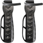 Vertical Bike Rack Wall Mount for Garage–Heavy-Duty Steel Bicycle Hook for Indoor Storage, Space-Saving Holder for Road, Mountain & Hybrid Bikes, Fits Tires Up to 2.6" Wide (2 Pack)