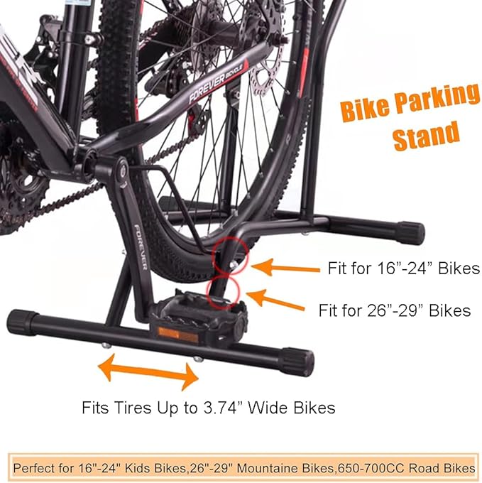 Bicycle Parking Racks, Portable Mountain Bike Ground Parking Racks, Road Bike Racks Display Racks, E-Bike Parking Racks