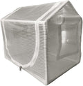 Hexagonal PVC Plant Shelter with Insulated Panels for Winter Gardening Indoor Outdoor Easy Setup & Storage Balcony Gardening Hothouse