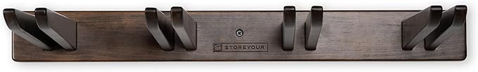 StoreYourBoard Tuscarora Ski and Snowboard Wood Rack | Holds 4 Pairs