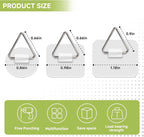 Bilillo 30PCS Adhesive Picture & Plate Hangers, No Nails Wall Hooks, Invisible Heavy Duty Sticky Hanging Hooks for Frames, Plates, Wall Art Decor, No Damage (Round & Square)