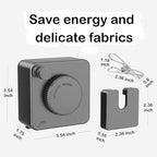 JXKNKSR-Telescopic Clothesline Indoor and Outdoor, Heavy-Duty Laundry Line, Wall Mounted, Safety Lock System (Gray+10Clothes Pins)