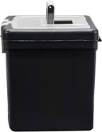 Storex File Storage Box Translucent Storage Lid, Black 1-Pack (61504F01C)