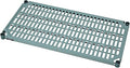 QUANTUM STORAGE SYSTEMS 1454WPM Vented Metal Post Plastic Mat Add-On Shelf Plastic Green Epoxy 54" W x 14" D