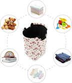 Dog Paw Bone Laundry Basket for College Dorm,50L Collapsible Portable Laundry Hamper Storage Basket for Toys Clothes Organizer