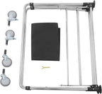 Commercial Laundry Cart with Wheels 220LBS Load Laundry Cart Rolling Laundry Basket with Removable Bag Foldable Laundry Sorter for Home, Hotel, Hospital (Black)