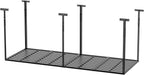 Garage Ceiling Storage Racks 3x8 Ft Heavy Duty Overhead Storage Rack 750 LBS Capacity Adjustable Ceiling Mounted Storage System for Garage Basement Workshop Black