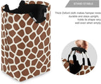 Giraffe Skin Laundry Basket for College Dorm,50L Collapsible Portable Laundry Hamper Storage Basket for Toys Clothes Organizer
