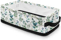 Multi-purpose Storage Basket Small Storage Bins Collapsible Rectangular Toilet Paper Basket Organizer for Bathroom Bedroom Kitchen Office Organization, Eucalyptus Leaf