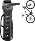 Vertical Bike Rack Wall Mount for Garage–Heavy-Duty Steel Bicycle Hook for Indoor Storage, Space-Saving Holder for Road, Mountain & Hybrid Bikes, Fits Tires Up to 2.6" Wide (1 Pack)